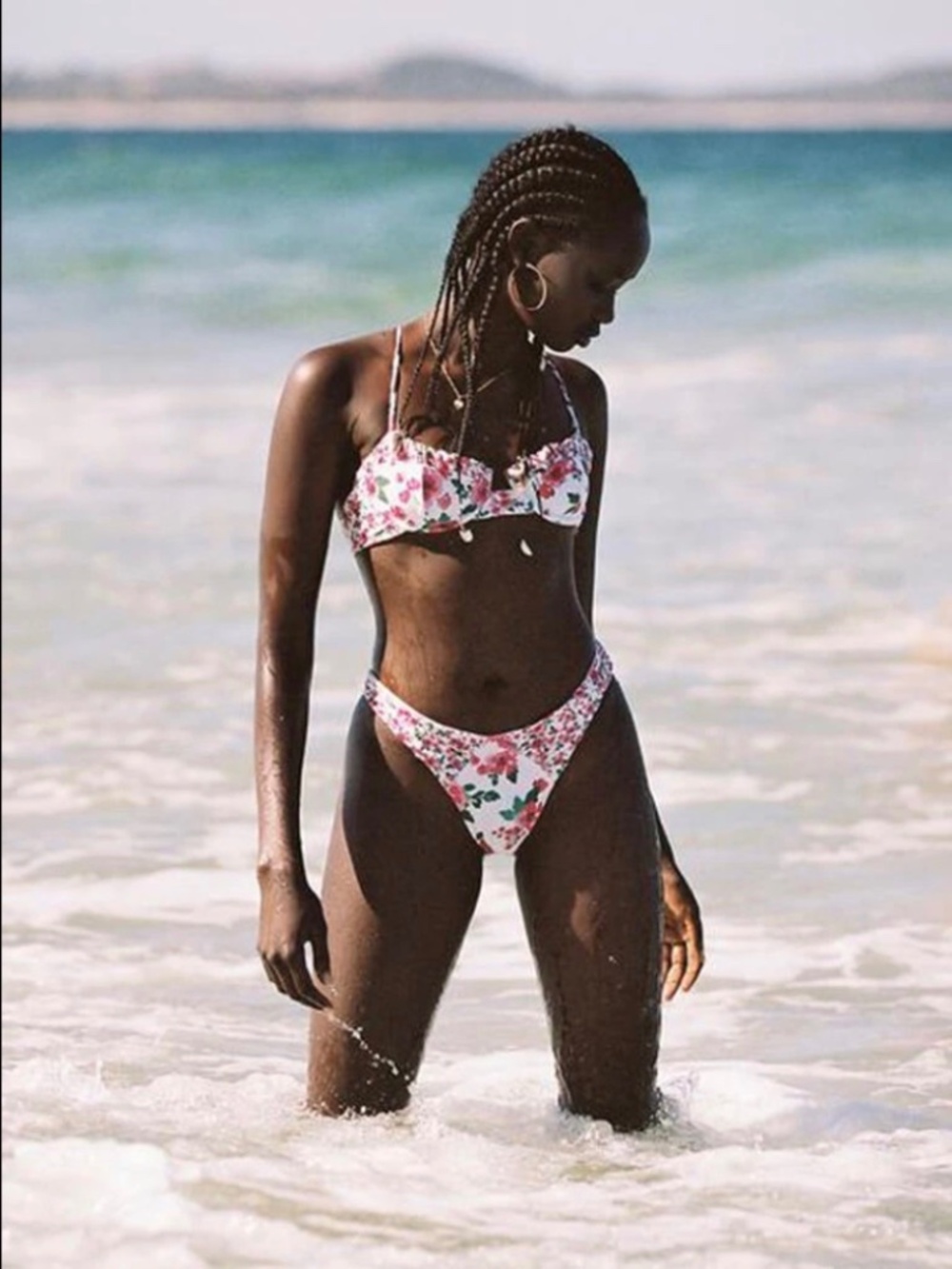 For Love & Lemons Carnation Bikini Bottom in Pink